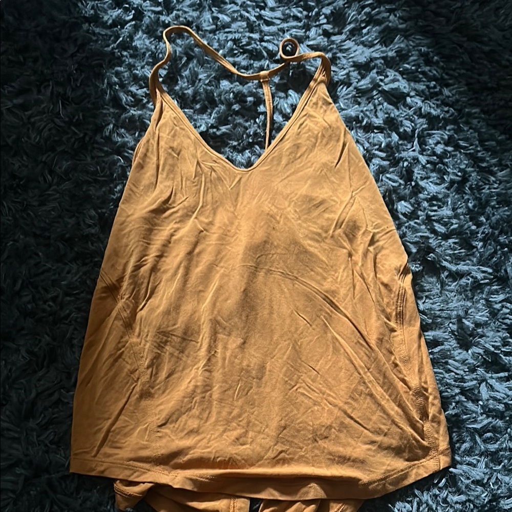 lululemon silk yoga tank top